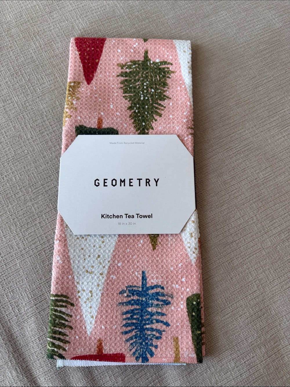 Geometry tea towel
